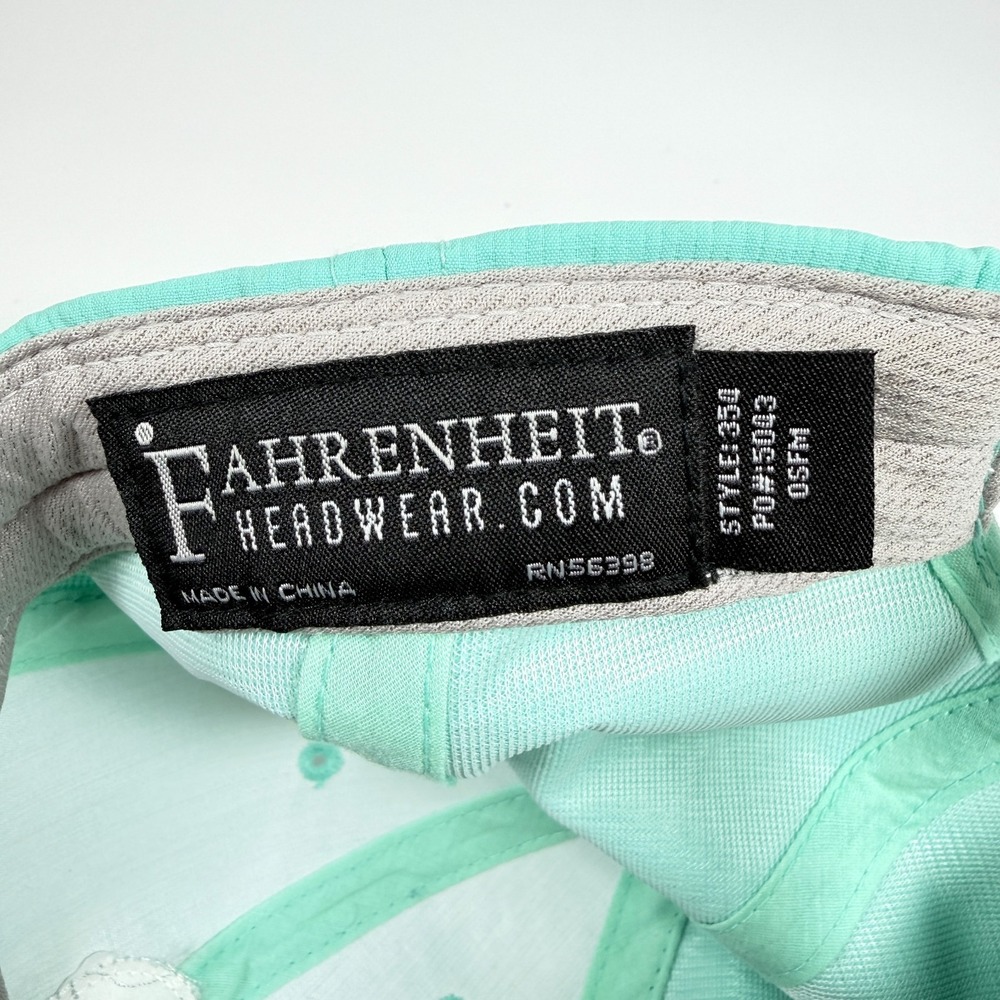 Pilot Knob Park Golf Club Hat Fahrenheit Aqua Blue Performance‎ Strapback Cap - Picture 8 of 9